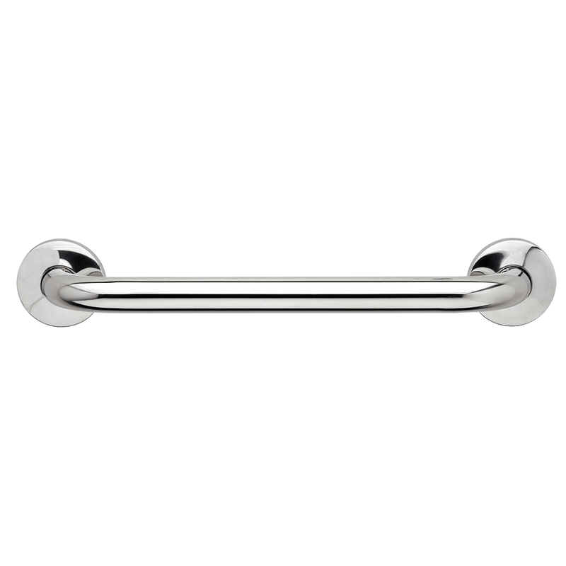 Barra reta para acessibilidade em banheiros Barras de segurança inox instaladas em banheiro acessível