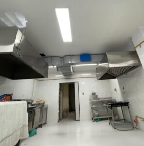 oifa industrial de parede em inox — projeto Russan Exaustores Rio de Janeiro